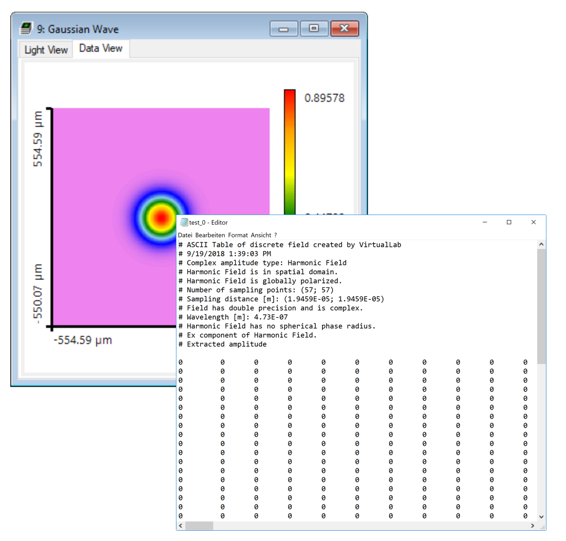 Export Harmonic Fields Set to ASCII Files